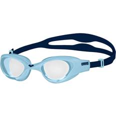 Arena Svømming Arena The One Swim Goggles for Youth and Adults, Clear/Cyan/Blue, Youth Non-Mirrored
