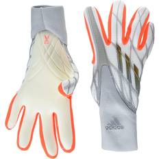 Adidas Goalkeeper Gloves adidas Unisex-Adult X Pro Glove, White/Iron Metallic/Black/Solar Red