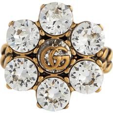 Gucci Ringe Gucci Ring Double mit Blumenverzierung Gold