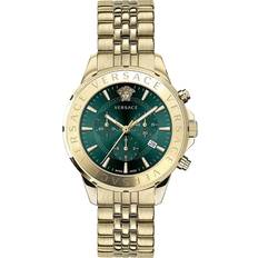 Versace Men Wrist Watches Versace Chrono Signature IP Gold Bracelet one-size