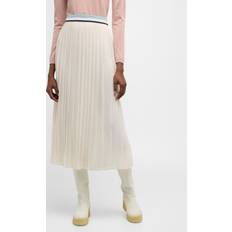 Moncler Skirts Moncler Pleated Midi Skirt Natural IT/8
