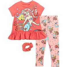 Disney Other Sets Children's Clothing Disney Little Mermaid Ariel Big Girls Ruffled Shirt & Legging Set 10-12
