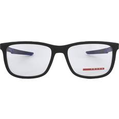 Prada Unisex Glasses Prada Sport PS07OV 15C1O1 Black Rubber 54MM