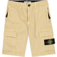 Pants Stone Island Junior Kids Beige Garment-Dyed Shorts 14Y