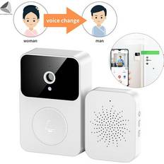 Sixtyshades Wireless Video Doorbell with Camera Night Vision Intelligent Visual Door Bell