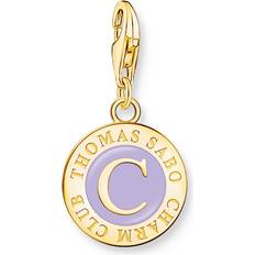 Gold Charms & Anhänger Thomas Sabo Charm 2105-427-13 Violett