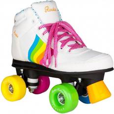 Inlines & Rulleskøyter på salg Rookie Forever Rainbow Quad Roller Skates White/multi