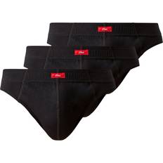 Jersey Unterwäsche s.Oliver Slip, 7er-Pack, Logo-Bund, für Herren, schwarz