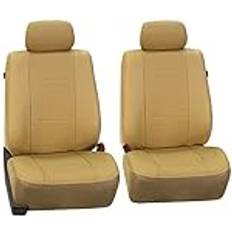 1 Piece PU Leather Car Seat Cover for Front Seats, Auto Seat Protector,  Black Padded Front Seat Cushion for Auto Truck Van & SUV, Car Interior Cover  