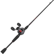 Quantum Rod & Reel Combos Quantum Invade Baitcast Rod and Reel Combo 6ft 6in Fast 1 6.1-1 4 1 Left Hand Dark Gray INV101661M.NS3