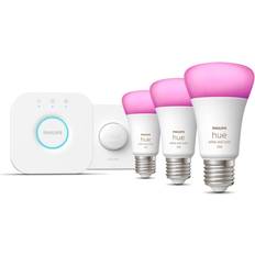 Philips Hue Starter kit: 3 E27 smart bulbs 1100 smart button