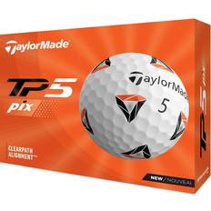 Schwarz Golfbälle TaylorMade TP5 Pix Golf Balls