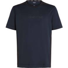 Calvin Klein Herre T-skjorter Calvin Klein Sport Logo Gym T-Shirt Svart polyester Herre