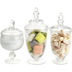 Clear Apothecary Jars With Lids Kitchen Container