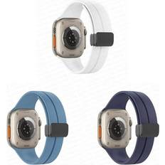 Adjustable Solo Loop Band for Apple Watch 38/40/41mm 3-Pack
