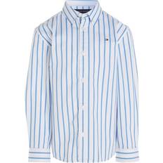 Bio-Baumwolle Hemden Tommy Hilfiger Boys Blue Stripe Cotton Shirt Blue year