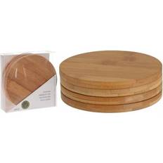 Holz Untersetzer Excellent Houseware bambus 4 Untersetzer