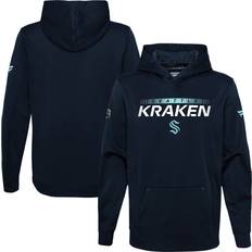 Children's Clothing Fanatics Youth Branded Deep Sea Blue Seattle Kraken Authentic Pro Pullover Hoodie