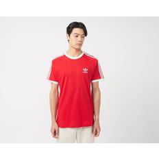 Adidas Herren - L - Rot Oberteile adidas 3-Stripes California T-Shirt, Red