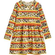 Mini Rodini Kinderbekleidung Mini Rodini Multicolour Leopard Cotton Dress Multi 92/98