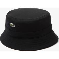 Lacoste Accessories Lacoste Unisex Organic Cotton Bucket Hat Black