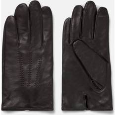 Herren - Leder Handschuhe & Fäustlinge Boss Black Leather Gloves 8.5/S Braun