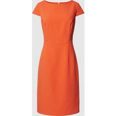 36 - Damen Kleider Comma Kleid Orange