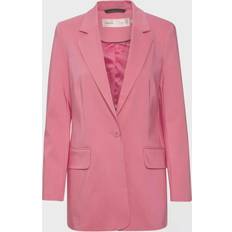 Dame - Rosa Dressjakker InWear ZellaIW Long Blazer Pink Rose