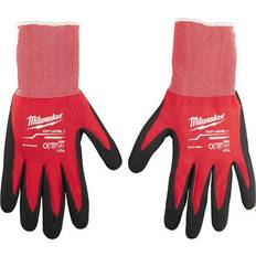 Svarte Arbeidshansker Milwaukee Cut-Resistant Dipped Gloves Cut Level