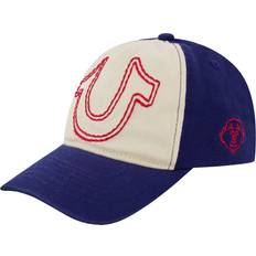 True Religion Accessories True Religion Baseball Cap, Panel Cotton Twill Boys Baseball Hat with Horseshoe Logo, Adjustable, Navy Navy
