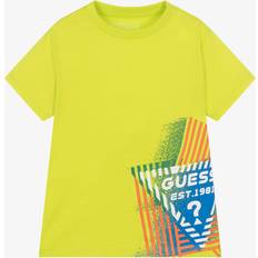 Guess Boys Lime Green Cotton T-Shirt year