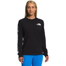 The North Face Women T-shirts & Tank Tops The North Face Hit Graphic Long-Sleeve T-Shirt for Ladies TNF Black/TNF White