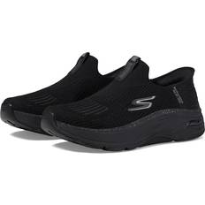 Skechers Max Cushioning Arch Fit Fluidity Hands Free Slip-Ins Black Women's Shoes Black