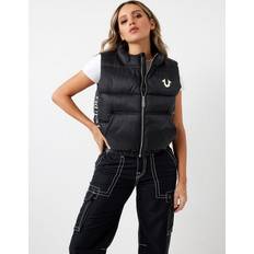 True Religion Outerwear True Religion Women's Zip Puffer Vest Black