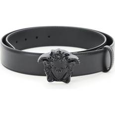 Versace Accessories Versace "La Medusa" Leather Belt Black