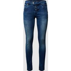 Herren Jeans Blue Monkey Jeans 3581 Skinny Fit mid Mittelblau