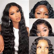 Echthaar Perücken Shein 13x4 Lace Front Wigs Human Hair Loose Deep Wave Lace Frontal Wigs for