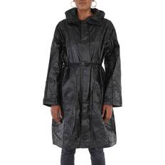 Moncler Rain Clothes Moncler Black Genius Ciklon Hooded Rain Coat, Brand Medium
