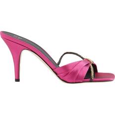 Giuseppe Zanotti Shoes Giuseppe Zanotti Ladies Symonne Fuxia Satin Mules, Brand