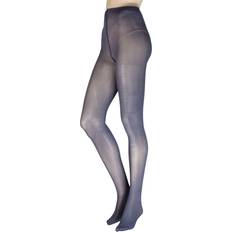 Charnos Ladies Pair Marl Opaque Tights Navy Blue