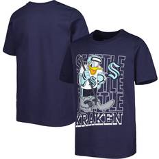 Tops Youth Deep Sea Blue Seattle Kraken Disney Donald Duck Three-Peat T-Shirt