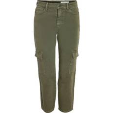 Braun - Damen Jeans Noisy May Nmmoni Cropped Fit Cargojeans
