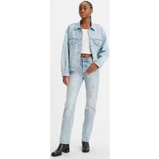 Levi's Damen - L34 - W36 Jeans Levi's Damen Jeans 501 Straight Fit bleached
