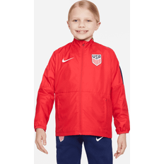 Jackets Nike Big Boys Red Usmnt Academy All-Weather Raglan Full-Zip Jacket Red Red