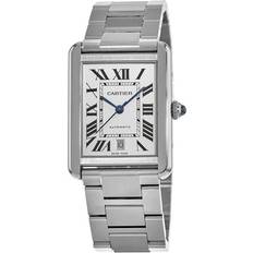 Cartier Wrist Watches Cartier Tank Solo XL Automatic Silver W5200028