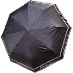 Black Umbrellas Michael Kors Logo Umbrella Black