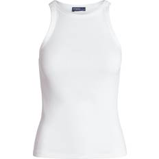 Polo Ralph Lauren Women Tank Tops Polo Ralph Lauren Women's Rib-Knit Slim Tank White White