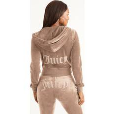 Juicy Couture Clothing Juicy Couture OG Big Bling Velour Hoodie