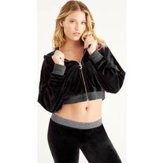Juicy Couture Outerwear Juicy Couture Cropped Jacket with Side Bling