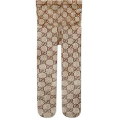 Gucci Women Clothing Gucci GG Patterned Tights - Beige/Ebony